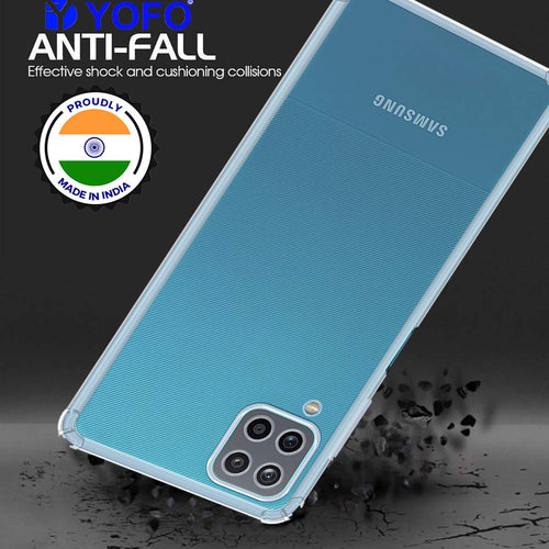 YOFO Back Cover for Samsung Galaxy A22 (Flexible|Silicone|Transparent |Shockproof)