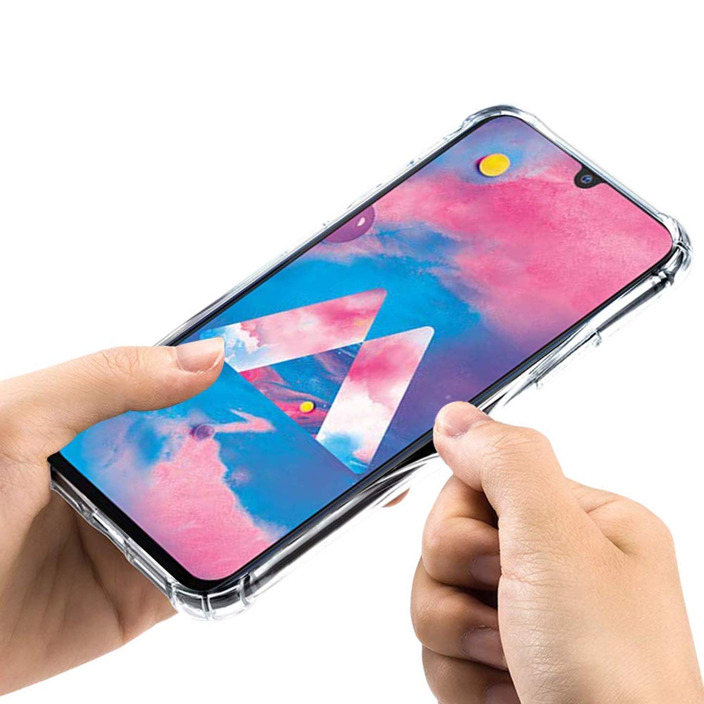 Glass Samsung Galaxy M30 Back Cover Flipkart YOFO Silicone Back