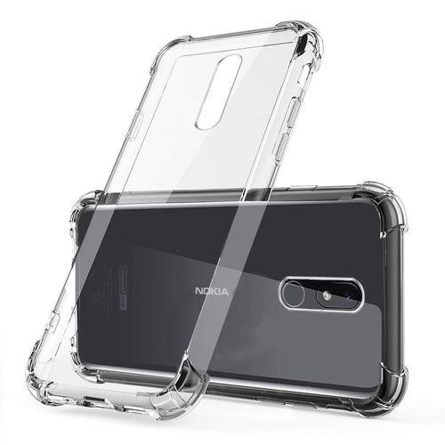 YOFO Transparent All Sides Protection Back Cover for Nokia 3.2 (Transparent)