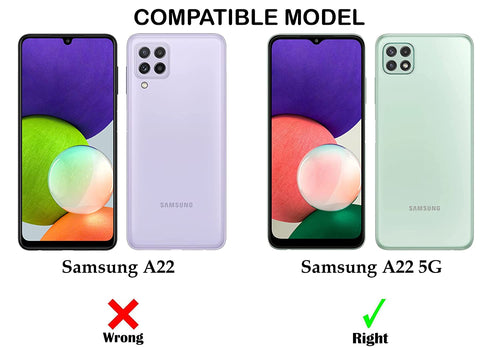 YOFO Samsung Galaxy A22(5G) Leather Flip Cover Full Protective Wallet Case