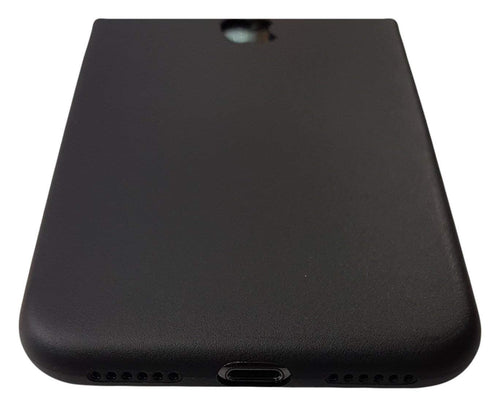 Yofo Soft Logo Cut Back Cover Case for iPhone X/XS (Black) Ultra Thin