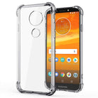 YOFO Silicon Shockproof Soft Transparent Back Cover for Motorola Moto E5+ (Plus) - (Transparent)