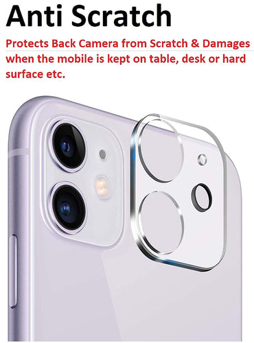 YOFO Anti Scratch Camera Lens Screen Protector 9H Camera Nano Glass for iPhone 11(6.1) (Transparent)