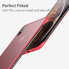 YOFO TPU Frameless case for iPhone-X (RED)