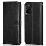 YOFO Flip Leather Magnetic Wallet Back Cover Case for Mi Redmi 9 Power