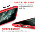 YOFO Matte Finish Smoke Back Cover for Samsung M30s -RED