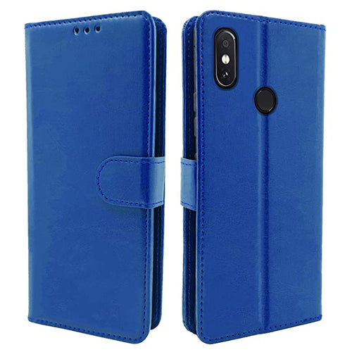 YOFO Flip Leather Magnetic Wallet Back Cover Case for Mi Redmi Note 5 Pro
