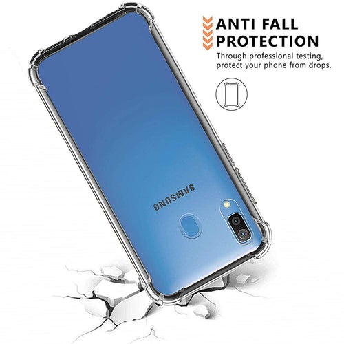YOFO Transparent All Sides Protection Back Cover for Samsung A30