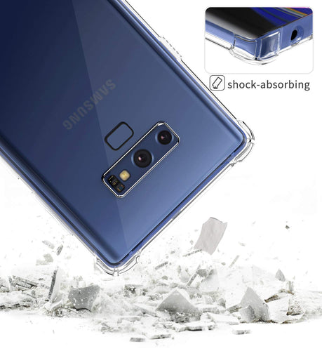 YOFO Shockproof Back Cover for Samsung Galaxy Note 9 (Transparent)