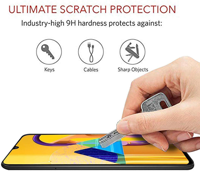 YOFO Tempered Glass Screen Protector for Mi Redmi 9 Prime/Redmi 9 / Redmi Note 8 Pro/Redmi 9A / POCO C3