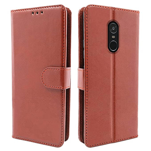 YOFO Flip Leather Magnetic Wallet Back Cover Case for Mi Redmi Note 4