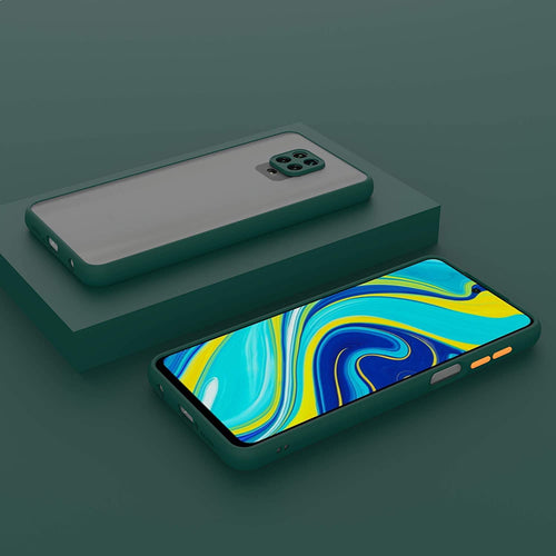 YOFO Matte Finish Smoke Back Cover with Full Camera Lens Protection for Mi Redmi Note 9Pro / Note 9Pro Max / Poco M2 Pro