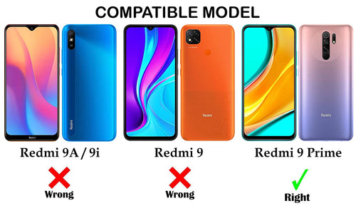 YOFO Camera Shutter Back Cover For Mi Redmi 9 Prime With Free OTG Adapter
