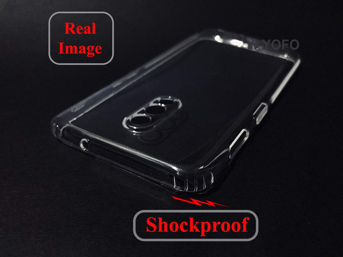YOFO Silicon Full Protection Back Cover for OnePlus 7 {1+7} (Transparent) Shockproof Ultra Thin
