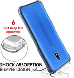 YOFO Shockproof Full Protection Transparent Back Cover for MI Redmi 8A - (Transparent)