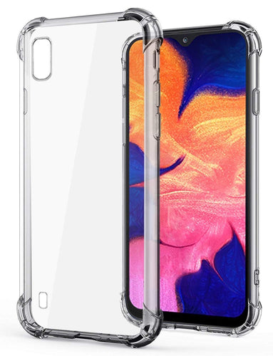 YOFO Back Cover for Samsung M10 Shockproof TPU Cushioned Edges (Transparent)