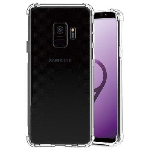 YOFO Shockproof HD Transparent Back Cover for Samsung Galaxy S9 (Transparent)