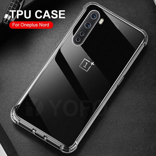 YOFO Camera Protection Back Cover for OnePlus Nord (Transparent) Shockproof