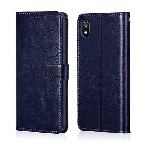 YOFO Flip Leather Magnetic Wallet Back Cover Case for Mi Redmi 7A