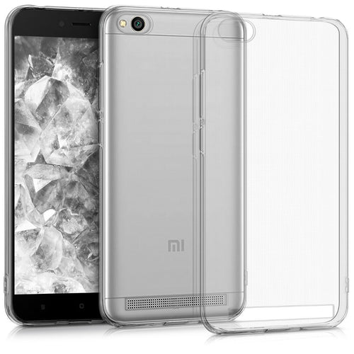 YOFO Rubber Back Cover for MI Redmi 5A - Transparent