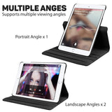 YOFO Apple iPad 10.2 inch 9th Gen (7th 8th 9th Generation) 2019 Launched 360 Degree Rotating Stand Folio Case PU Leather Rotating Stand Cover (Black)