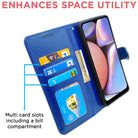 YOFO Samsung Galaxy A10s Leather Flip Cover Full Protective Wallet Case