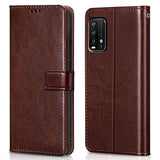YOFO Flip Leather Magnetic Wallet Back Cover Case for Mi Redmi 9 Power
