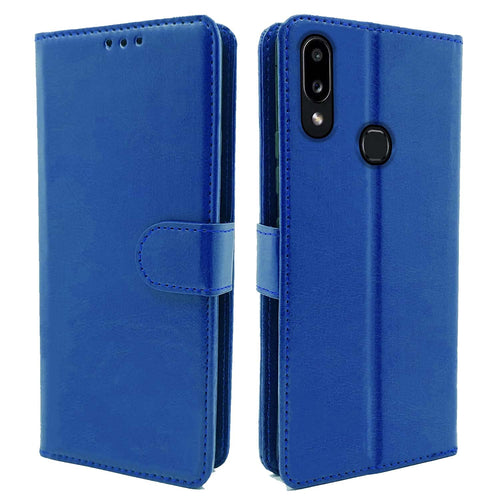 YOFO Samsung Galaxy A10s Leather Flip Cover Full Protective Wallet Case