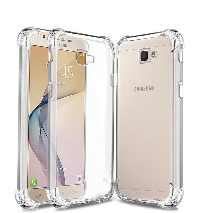 YOFO Combo for Samsung J5 Prime Transparent Back Cover + Matte Screen Guard with Free OTG Adapter