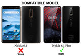 YOFO Silicon Transparent Soft Back Cover for Nokia 6.1 Plus 2018 (Transparent)