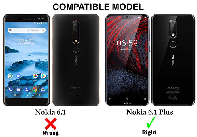 YOFO Ultra Thin Bumper Corners with Air Cushion Technology Back Cover for Nokia 6.1 Plus 2018
