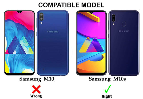 YOFO Silicon Full Protection Back Cover for Samsung M10s (Transparent)