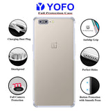 YOFO Silicon Transparent Back Cover for OnePlus 5 - Camera Protection with Anti Dust Plug