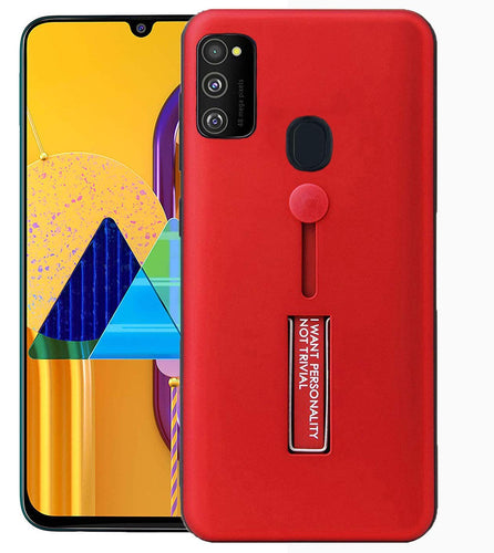YOFO Fashion Case Full Protection Back Cover for Samsung M30s(RED)