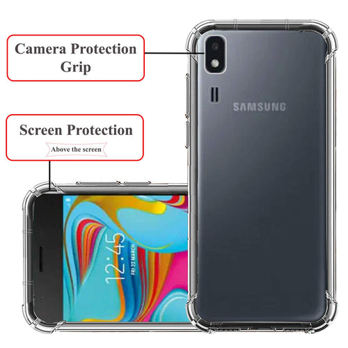 YOFO Flexible Shockproof Back Cover for Samsung A2CORE - All Sides Protection Case