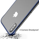 YOFO TPU Frameless case for iPhone-X (BLUE)