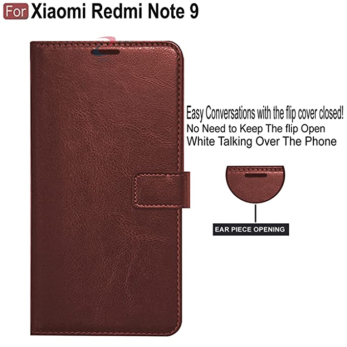YOFO Flip Leather Magnetic Wallet Back Cover Case for Mi Redmi