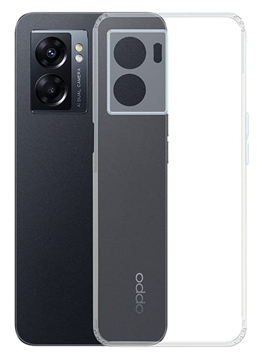 YOFO Back Cover for Oppo K10 (5G) (Flexible|Silicone|Transparent|Dust Plug|Camera Protection)…