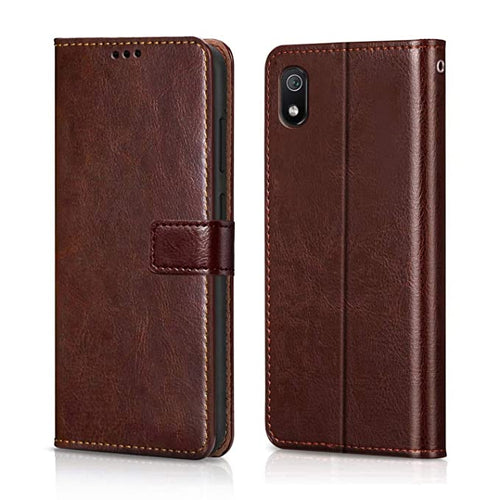 YOFO Flip Leather Magnetic Wallet Back Cover Case for Mi Redmi 7A
