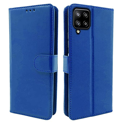 YOFO Samsung Galaxy A12 / F12 / M12 Leather Flip Cover Full Protective Wallet Case
