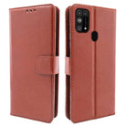 YOFO Samsung Galaxy F41 / M31 / M31 Prime Leather Flip Cover Full Protective Wallet Case