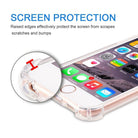 YOFO Ultra Thin Back Cover for iPhone 6 Plus/ 6S Plus 5.5 in Screen (Transparent)