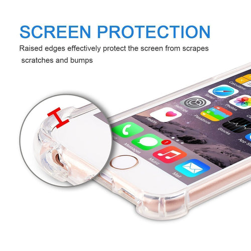 YOFO Silicone Back Cover for Apple iPhone 6/6S -Transparent