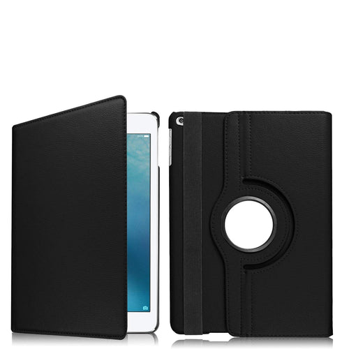 YOFO Apple iPad 10.2 inch 9th Gen (7th 8th 9th Generation) 2019 Launched 360 Degree Rotating Stand Folio Case PU Leather Rotating Stand Cover (Black)