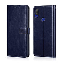 YOFO Flip Leather Magnetic Wallet Back Cover Case for Mi Redmi 7 / Y3