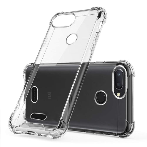 YOFO Silicone Back Cover for MI Redmi 6 (Transparent)