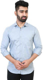 Cotton Solid  Full Sleeves Mens Casual Shirt ( Pack of 2)