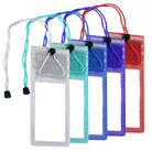 YOFO Pack of 5 Waterproof Sealed PVC Transparent Mobile Cover Pouch for up to 7 inch- Assorted Color