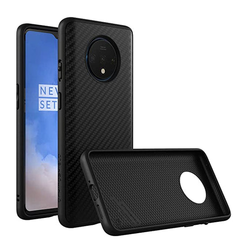 YOFO Rubber Carbon Cover, Slim Design, Shockproof Case for Oneplus 7T (Texture Black)
