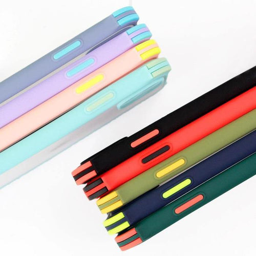 YOFO Shock Proof Translucent Smooth Smoke Back Cover for OnePlus 8 Pro